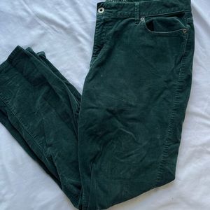 Corduroy pants (teal)